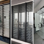 glass wine cellars